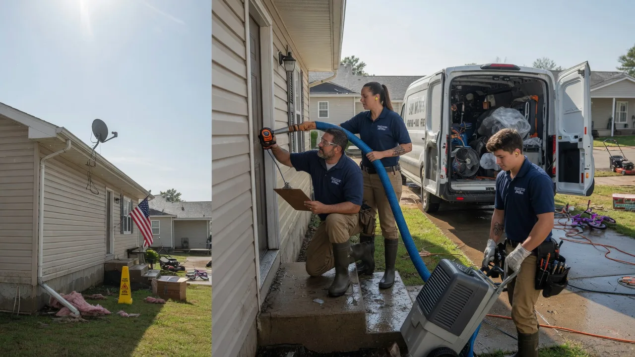 Ceiling Water Damage Restoration in Springdale, PA near me
